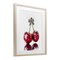 Stupell Industries Cherry Disco Balls Framed Print Under Glass, design by Christine Simpson Art